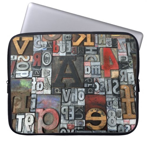 Printers Plates Laptop Sleeve