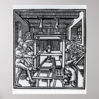 Printing press poster