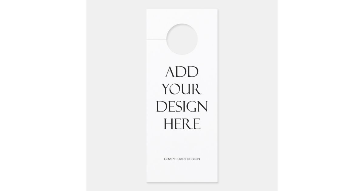 Custom Door Hanger - Upload Your Design, SKU: TG-3228