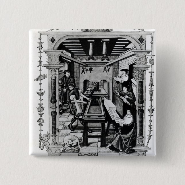 Printing workshop pinback button (Front)