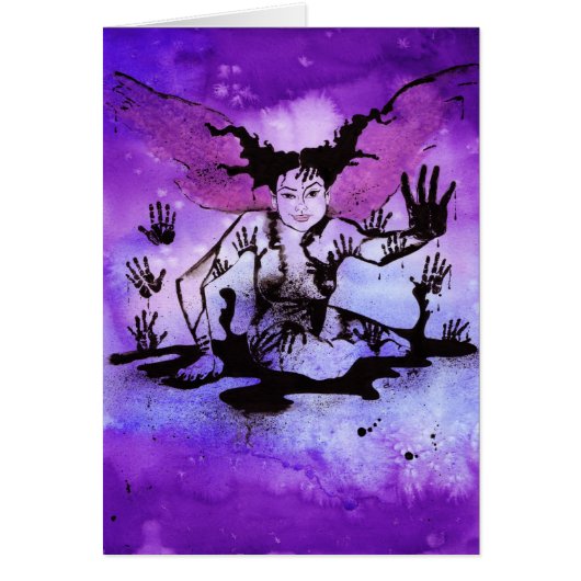 "Prints" Ink Fairy Card (Front)