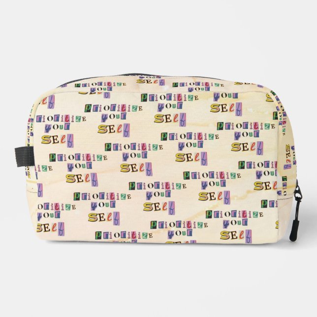 Prioritize Yourself Dopp Kit (Front)