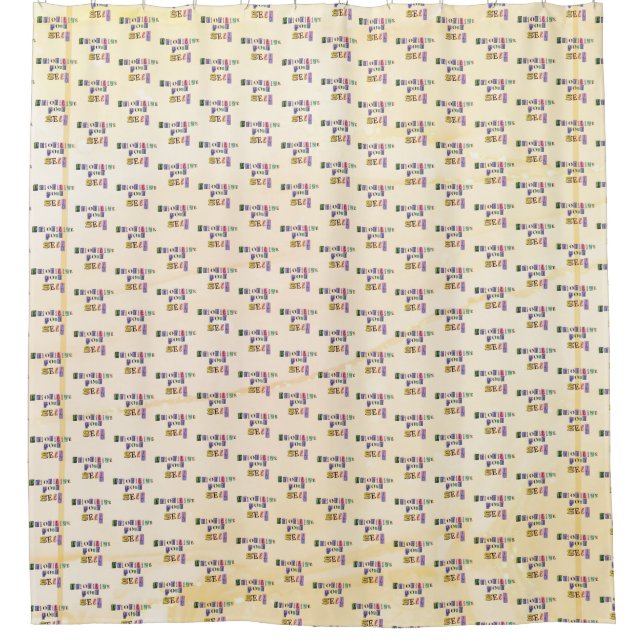 Prioritize Yourself Shower Curtain (Front)