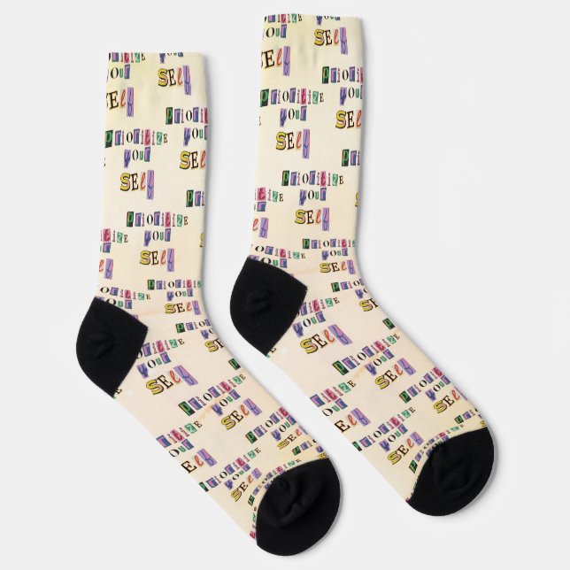 Prioritize Yourself Socks (Right)