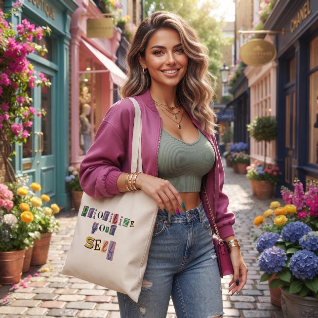 Prioritize Yourself Tote Bag (Creator Uploaded)