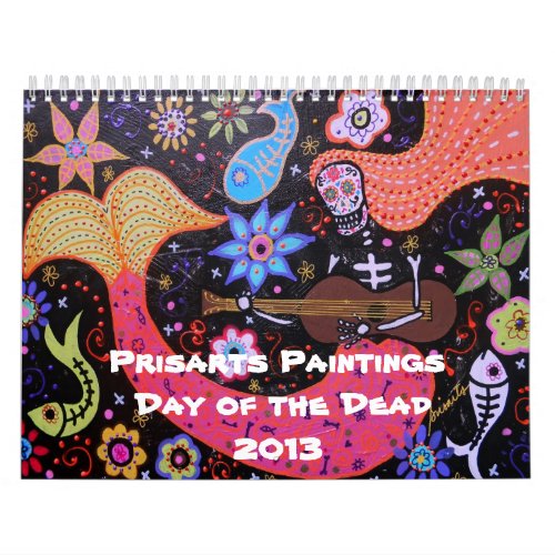 Prisarts Day of the Dead Collection Calendar