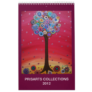 PRISARTS TREE OF LIFE PAINTINGS CALENDAR 2012