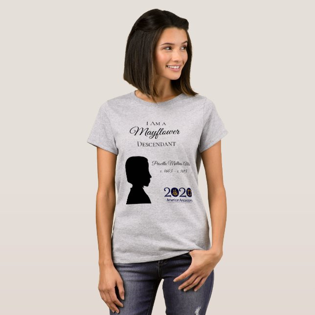 Priscilla Alden Mayflower Women's T-Shirt (Front Full)