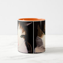 "Priscilla" The Calico Cat Mug