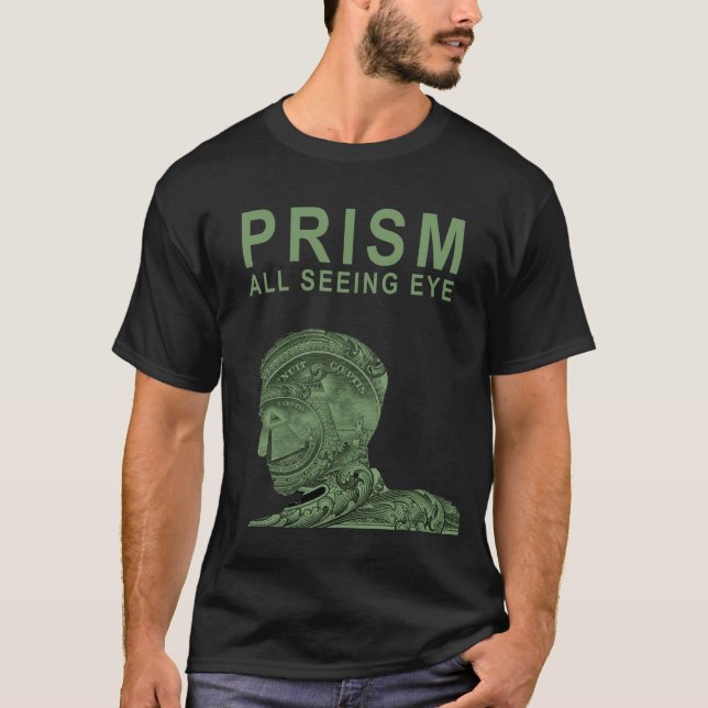 PRISM - All Seeing Eye - Green T-Shirt (Front)
