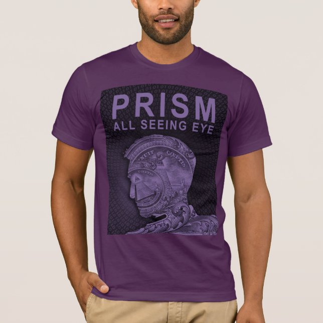 PRISM - All Seeing Eye - Purple T-Shirt (Front)
