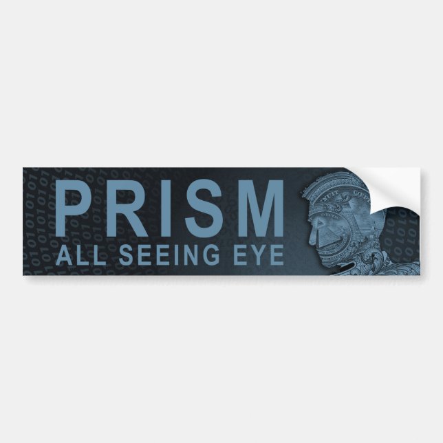 PRISM - All Seeing Eye - Slate Bumper Sticker (Front)