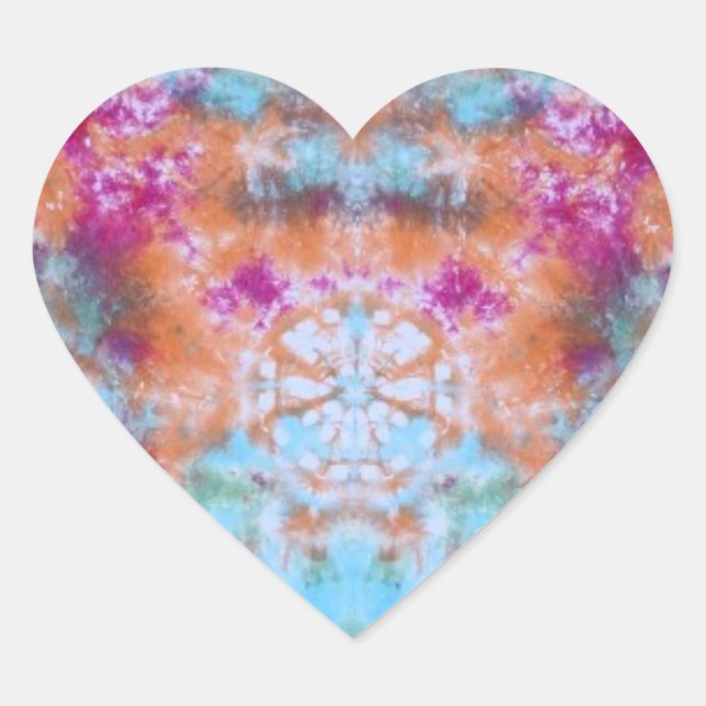 Prism Bear Abstract Heart Sticker (Front)