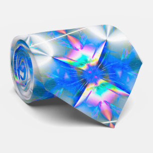 Prism Bloom Men’s Tie – Bold Light and Color