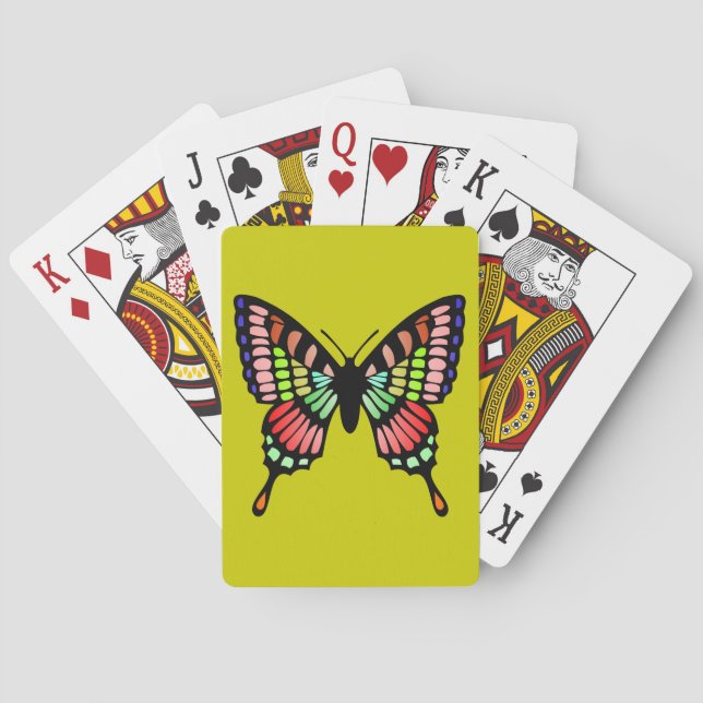 Prism Butterfly Poker Cards (Back)
