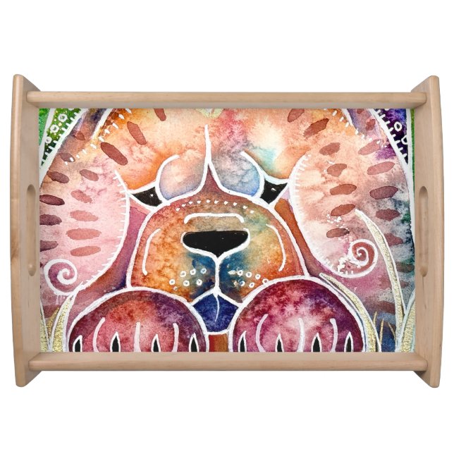 PRISM Chow rough smooth  Serving Tray (Front)