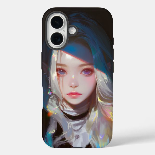 Prism Glow Elf — Soft Goth Portrait Case-Mate iPhone Case (Back)