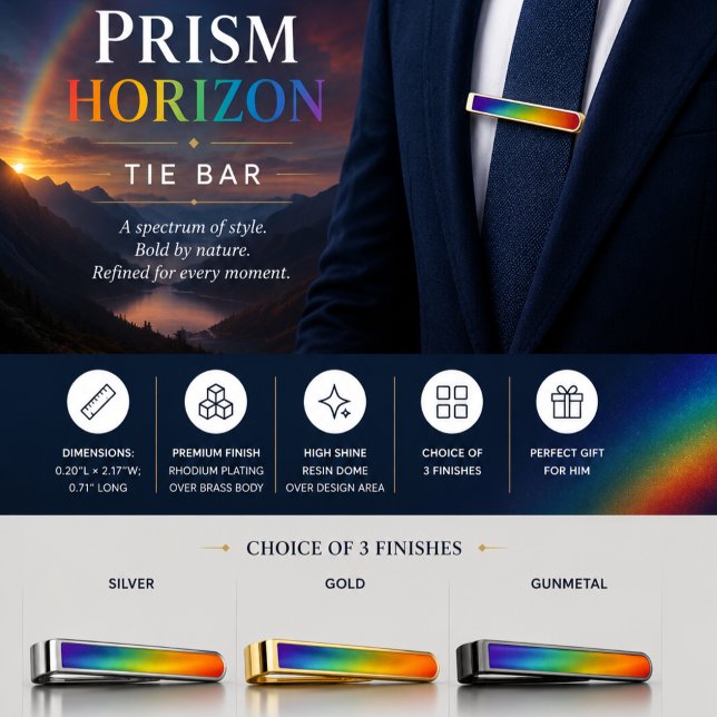 Prism Horizon Gold Finish Tie Bar (Creator Uploaded)