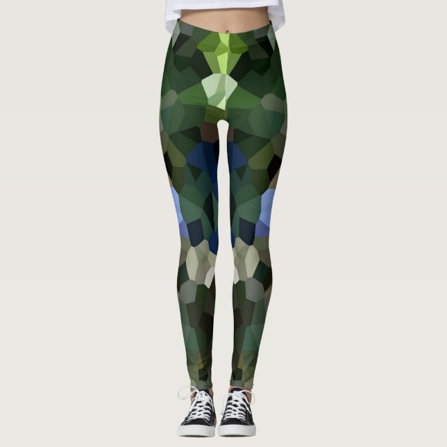Prism of Green Leggings (Front)