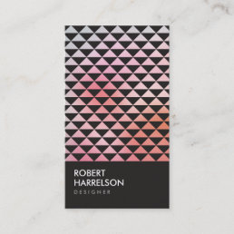 PRISM PHOTO in BLACK (Vertical) Business Card