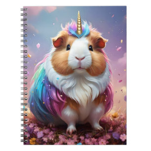 Prism Pigtail: The Radiant Unicorn Guinea Pig Notebook