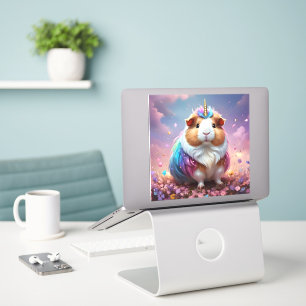 Prism Pigtail: The Radiant Unicorn Guinea Pig, Sticker