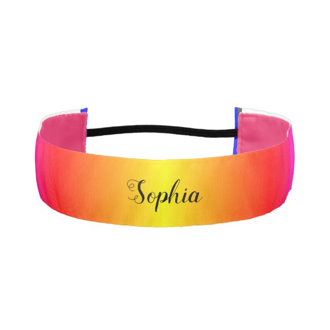 Prism Rainbow Non-Slip Headbands (Front)