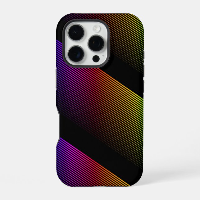 Prism Stripes Iphone Case (Back)