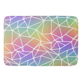 prism synapse net - rainbow web : bath mat