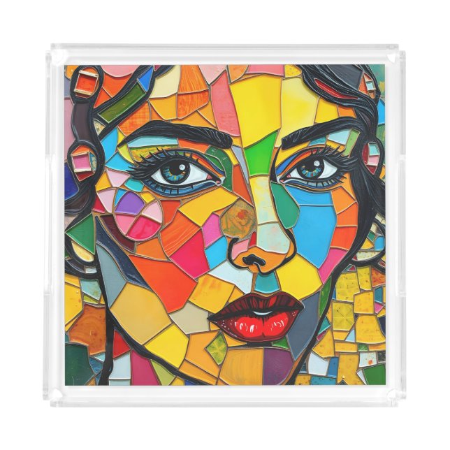 “Prismara” - Fragments of Her Flame Acrylic Tray (Front)