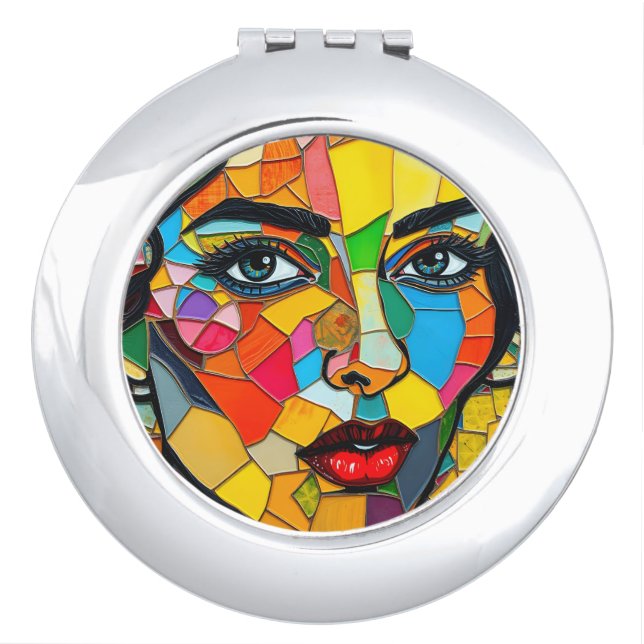 “Prismara” - Fragments of Her Flame Compact Mirror (Front)