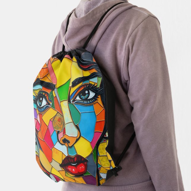 “Prismara” - Fragments of Her Flame Drawstring Bag (Insitu)