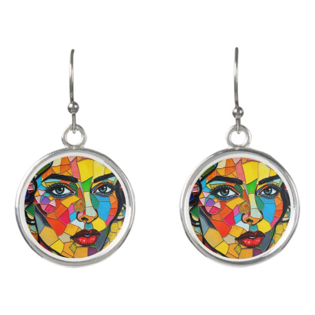 “Prismara” - Fragments of Her Flame Earrings (Front)