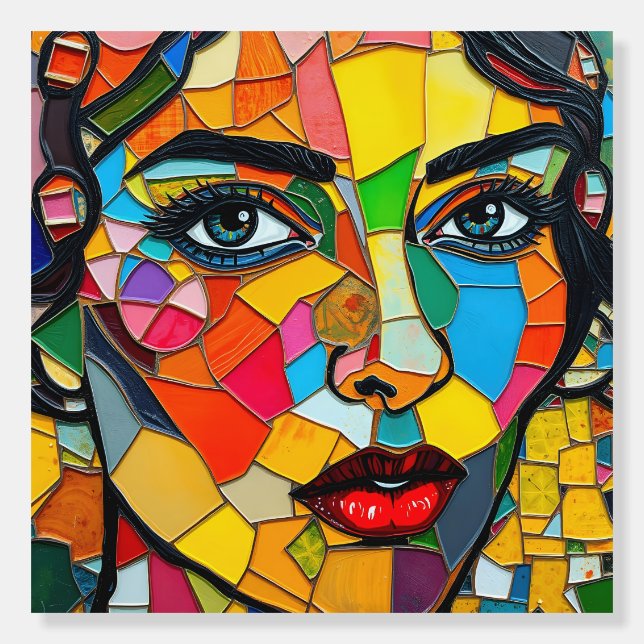 “Prismara” - Fragments of Her Flame Foam Board (Front)