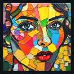 “Prismara” - Fragments of Her Flame Photo Print<br><div class="desc">“Prismara” - Fragments of Her Flame. A bold explosion of colour and expression, this mosaic-style portrait captures the multifaceted nature of femininity—vibrant, fierce, and ever-evolving. Each tile glows with personality, forming a face that seems both ancient and futuristic. Perfect for those who find beauty in complexity and the harmony of...</div>