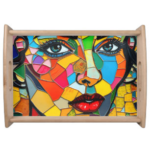 “Prismara” - Fragments of Her Flame Serving Tray