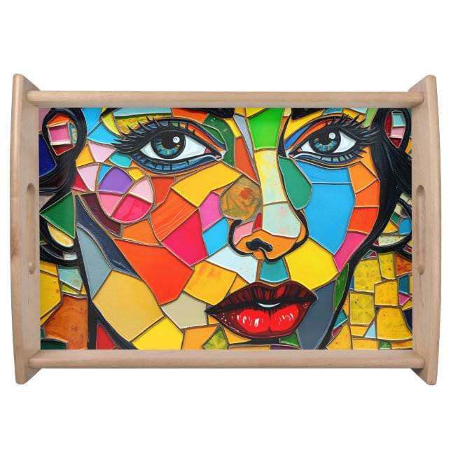 “Prismara” - Fragments of Her Flame Serving Tray (Front)