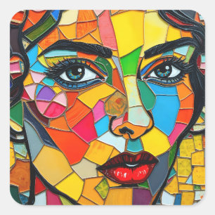 “Prismara” - Fragments of Her Flame Square Sticker