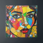 “Prismara” - Fragments of Her Flame Tapestry<br><div class="desc">“Prismara” - Fragments of Her Flame. A bold explosion of colour and expression, this mosaic-style portrait captures the multifaceted nature of femininity—vibrant, fierce, and ever-evolving. Each tile glows with personality, forming a face that seems both ancient and futuristic. Perfect for those who find beauty in complexity and the harmony of...</div>