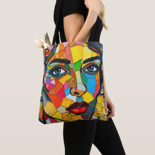 “Prismara” - Fragments of Her Flame Tote Bag