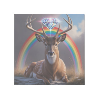 Prismatic Antlers Gallery Wrap