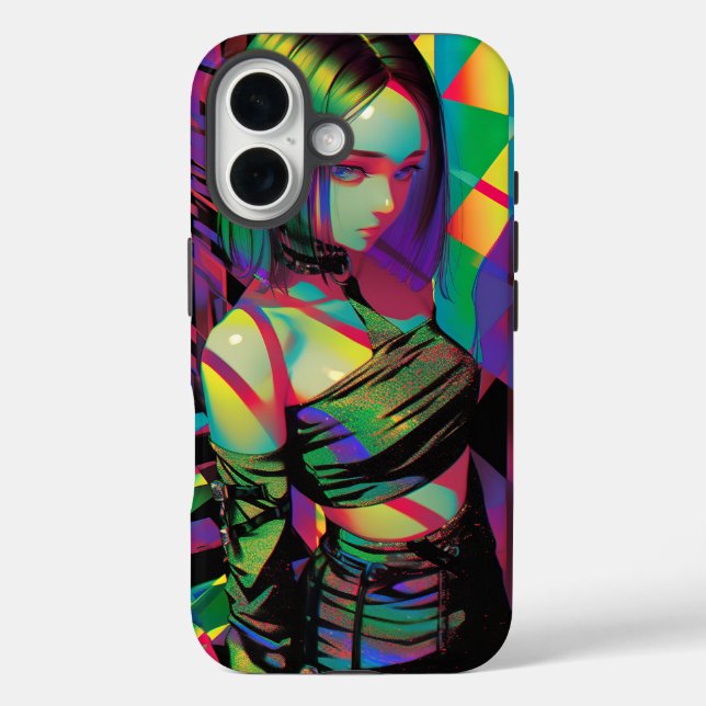 Prismatic Club Elf in Glitter Wrap Set Case-Mate iPhone Case (Back)