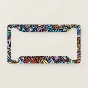 Prismatic Fern 1 License Plate Frame