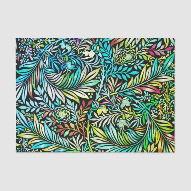 Prismatic Fern Green Tissue Paper (Front)