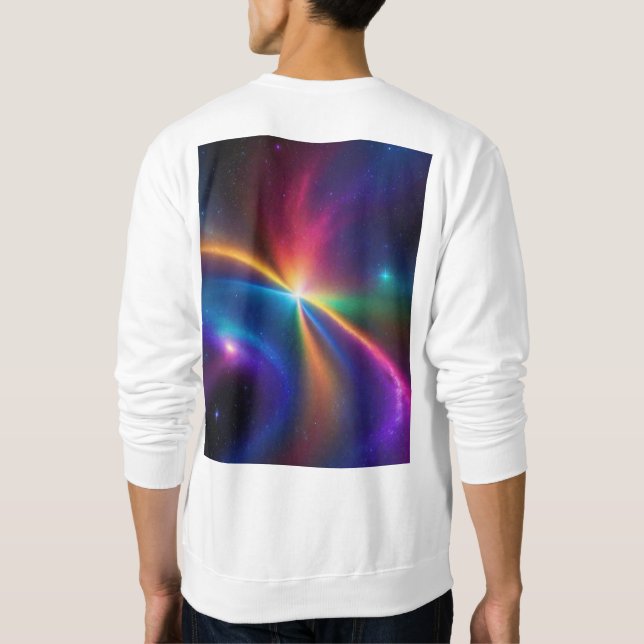 Prismatic Flare Sweatshirt (Back)