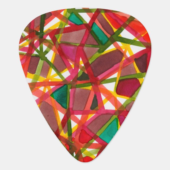 Prismatic II Guitar Pick (Front)