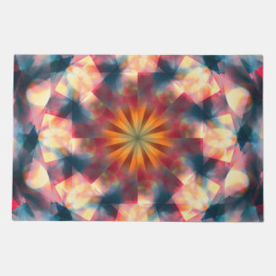Prismatic Kaleidoscopic Psychedelic Mandala Doormat