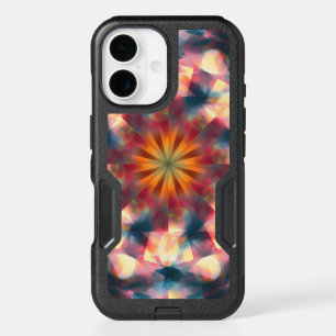 Prismatic Kaleidoscopic Psychedelic Mandala iPhone 16 Case