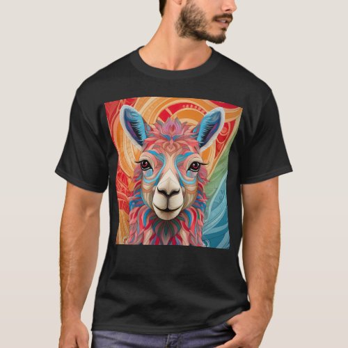 Prismatic Llama T_Shirt