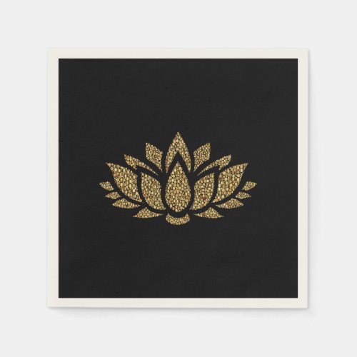 Prismatic Lotus Flower Napkins